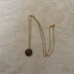 ‼️Made By Mary Wisconsin State Disc Necklace‼️